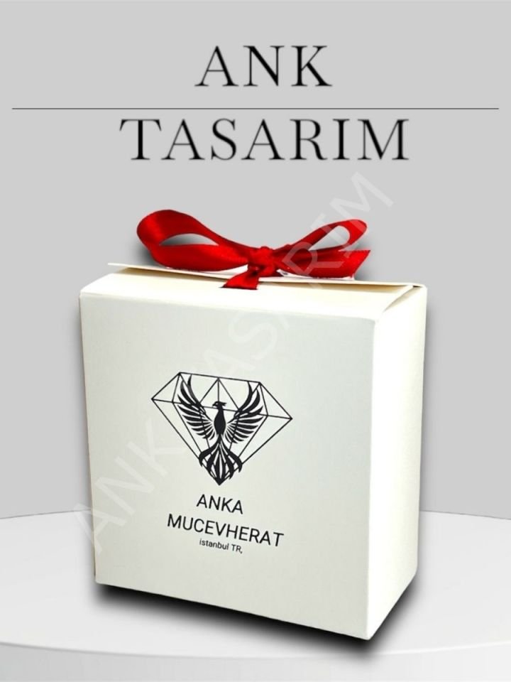 Anka Mücevherat 925 Ayar Gümüş Taşlı Kolye, Gümüş Taşlı Kolye, Taşlı Kolye Kolye