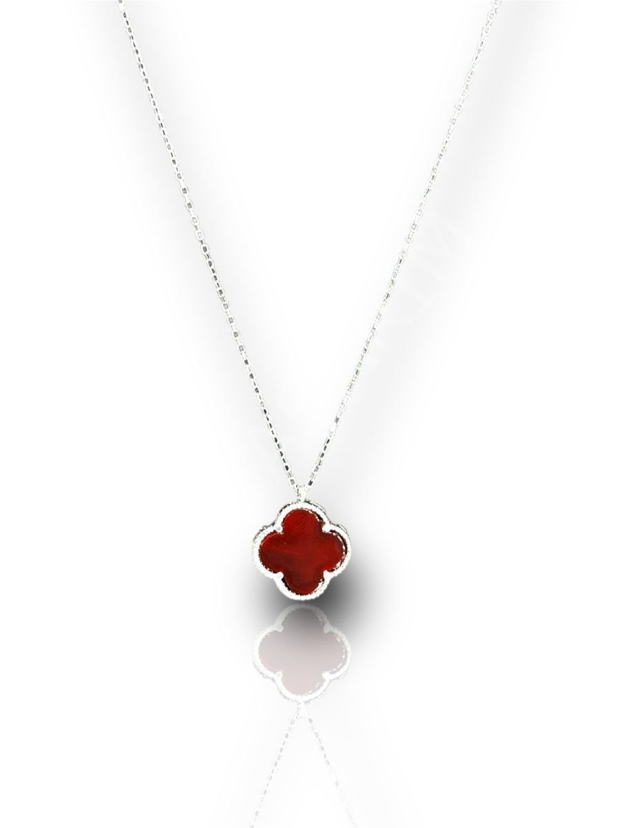 Anka Mücevherat 925 Ayar Gümüş Van Cleef Kolye, Van Cleef Kolye, Gümüş Kolye