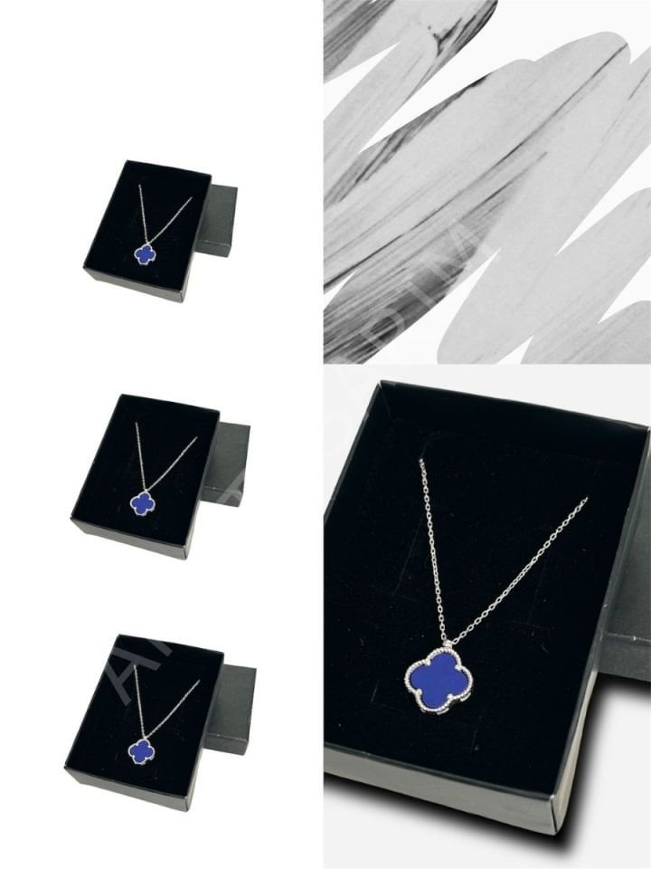 Anka Mücevherat 925 Ayar Gümüş Van Cleef Kolye, Van Cleef Kolye, Gümüş Kolye