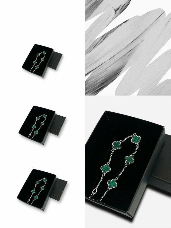 Anka Mücevherat 925 Ayar Gümüş Van Cleef Bileklik, Van Cleef Bileklik, Gümüş Van Cleef Bileklik
