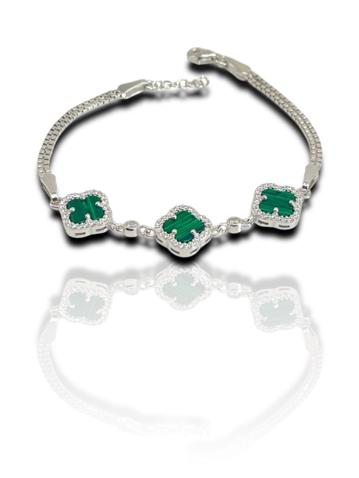 Anka Mücevherat 925 Ayar Gümüş Van Cleef Bileklik, Van Cleef Bileklik, Gümüş Van Cleef Bileklik
