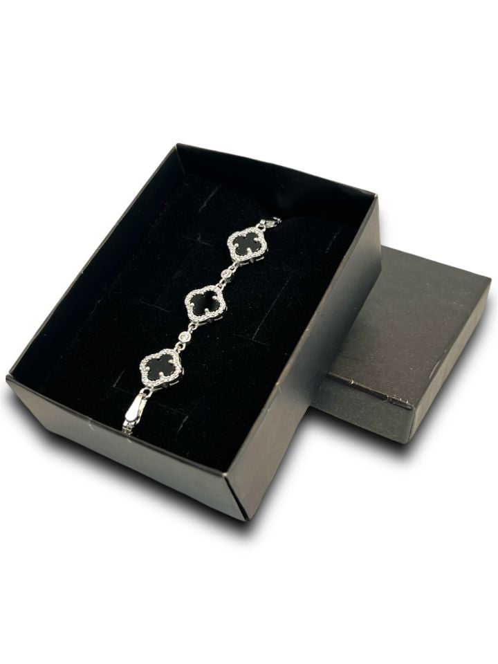 Anka Mücevherat 925 Ayar Gümüş Van Cleef Bileklik, Van Cleef Bileklik, Gümüş Van Cleef Bileklik