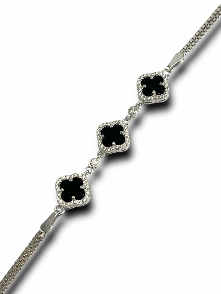 Anka Mücevherat 925 Ayar Gümüş Van Cleef Bileklik, Van Cleef Bileklik, Gümüş Van Cleef Bileklik