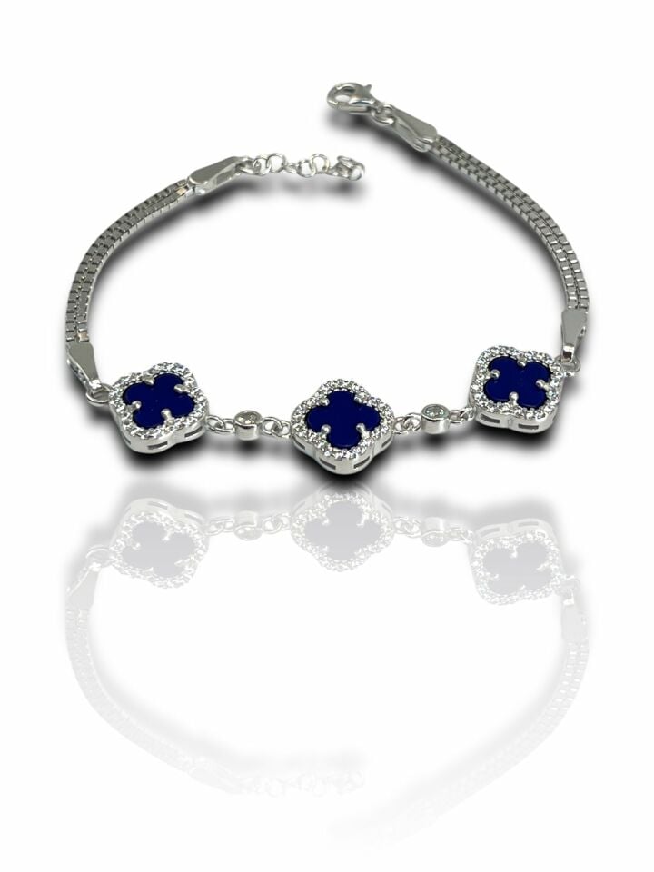 Anka Mücevherat 925 Ayar Gümüş Van Cleef Bileklik, Van Cleef Bileklik, Gümüş Van Cleef Bileklik