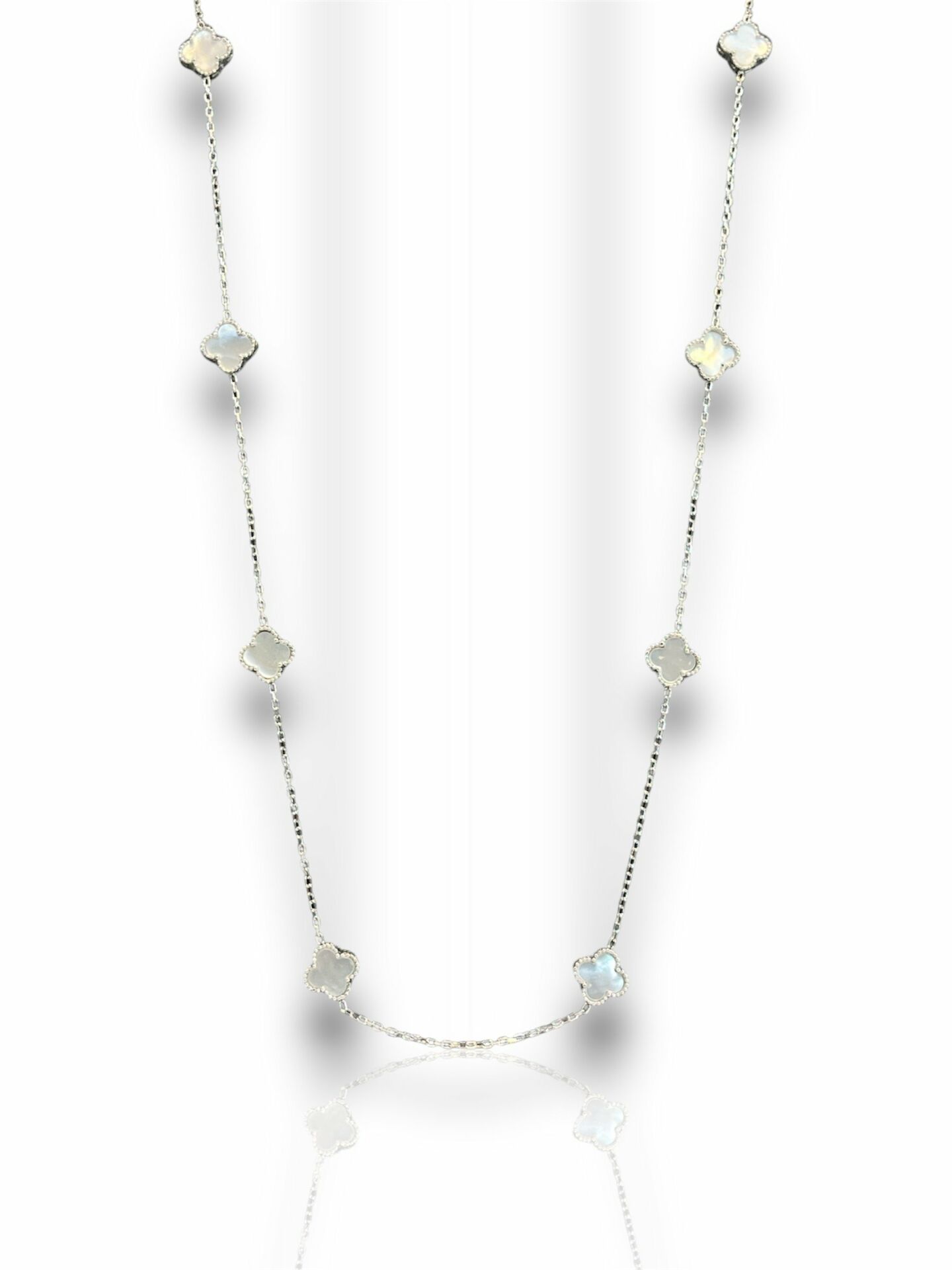 Anka Mücevherat 925 Ayar Gümüş Van Cleef Kolye, Gümüş Van Cleef Kolye, Van Cleef Kolye